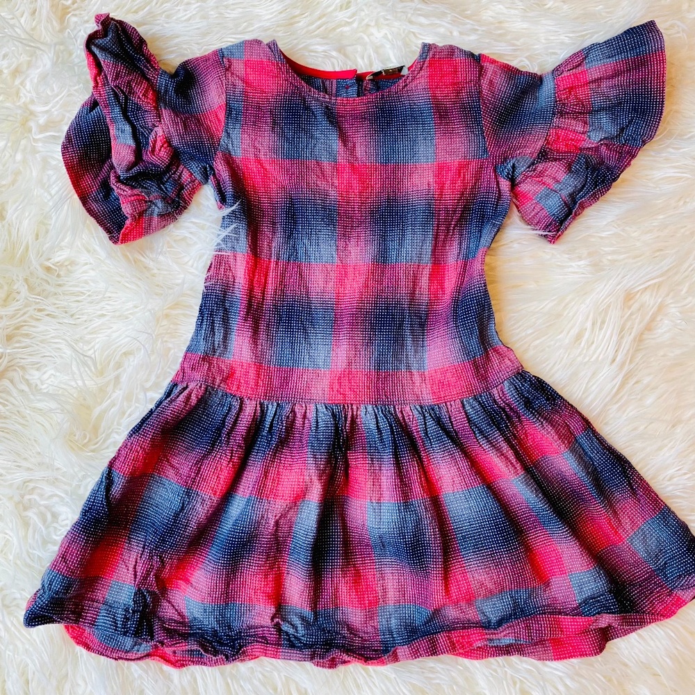 🎈🎈Sophie Catalou Red Irina Plaid Dress🎈🎈